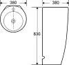 Умывальник WeltWasser Leerbach 3838 GL-WT icon 3