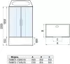 Душевая кабина WeltWasser WW500 Emmer 170/85/55-2 фото 2