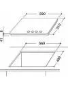 Газовая варочная панель Whirlpool AKT 6410/NB icon 2