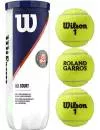Мячи теннисные Wilson Roland Garros All Court WRT126400 (3 шт) icon