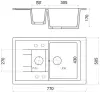 Кухонная мойка Wisent WQ780-27 icon 7