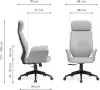 Офисное кресло Woodville Leo / 15819 (light gray/dark gray) icon 4
