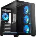 Корпус XASTRA QW500 7ARGB-FG-C10-UC (черный) фото 2