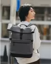 Городской рюкзак Xiaomi Roll Top Casual Backpack (серый) icon 5