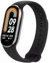 Фитнес-браслет Xiaomi Smart Band 8 NFC (серый, с черным силиконовым ремешком, китайская версия) icon