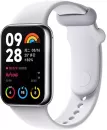 Фитнес-браслет Xiaomi Smart Band 8 Pro (серебристый, с белым силиконовым ремешком, китайская версия) icon