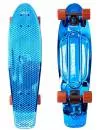 Пенниборд Y-Scoo Big Fishskateboard Metallic 27 402H-Bl Blue-Brown icon