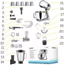 Миксер Yoer Astralo KM03S icon 11