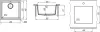 Кухонная мойка Zorg Fast 44 (черный металлик) icon 4
