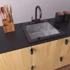 Кухонная мойка Zorg GS 5553 (черный) фото 4