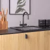 Кухонная мойка Zorg GS 5553 (черный) фото 6