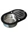 Кухонная мойка ZorG INOX GL-7851-OV-BLACK icon