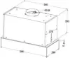 Кухонная вытяжка ZorG Neve 1260 60 S-GC (черный) icon 9