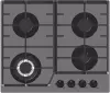 Варочная панель ZorG HAG63 FDW gray icon