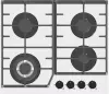 Варочная панель ZorG HAG63 FDW white icon