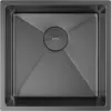 Кухонная мойка ZorG Zerox 44 U/IF PVD Gunblack фото 2