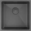 Кухонная мойка ZorG Zerox 44 U/IF Zurinox PVD Gunblack фото 2