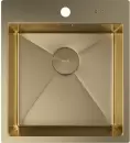 Кухонная мойка ZorG Zerox 46 IF PVD Gold фото 2