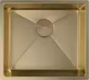 Кухонная мойка ZorG Zerox 49 U/IF PVD Gold фото 2