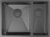 Кухонная мойка ZorG Zerox 58-2 U/IF-R PVD Gunblack фото 2