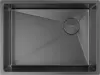 Кухонная мойка ZorG Zerox 59 U/IF Side SF PVD Gunblack фото 2
