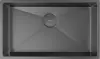 Кухонная мойка ZorG Zerox 74 U/IF PVD Gunblack фото 2