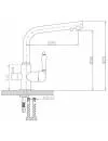 Смеситель для кухни ZorG ZR 313 YF-PVD BR icon 2