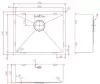 Кухонная мойка ZorG ZRN 4555 Premium icon 4