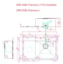 Кухонная мойка ZorG ZRN 5080 Premium L icon 2