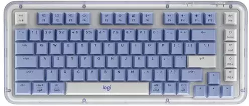 Logitech Alto Keys K75M 920-013301 (белый/синий, с гравировкой)