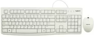 Клавиатура + мышь Logitech Desktop MK120 (белый) фото