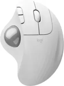 Мышь Logitech Ergo M575S (белый, серебристый шарик) фото