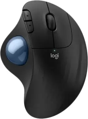 Logitech Ergo M575S (черный, синий шарик)