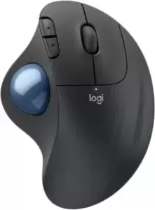 Мышь Logitech Ergo M575S (графитовый, синий шарик) фото