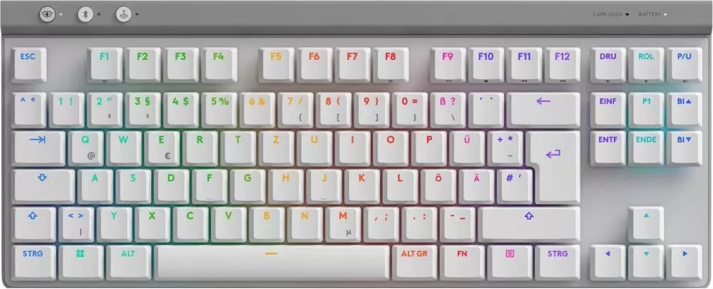 Logitech G515 Lightspeed TKL White GL Brown Tactile 920-012539 (белый, нет кириллицы)