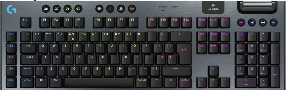 Logitech G915 X Lightspeed GL Tactile 920-012942 (черный, нет кириллицы)