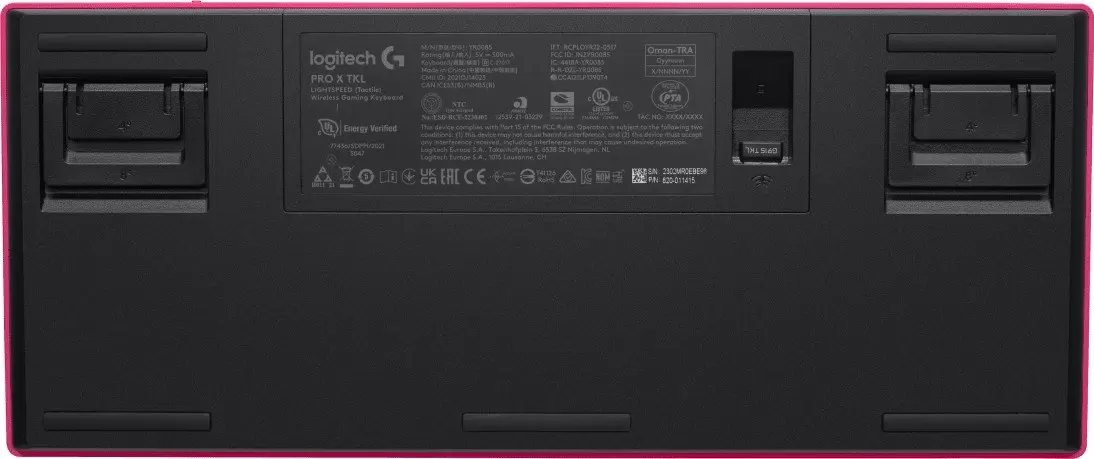 Клавиатура Logitech G Pro X TKL Lightspeed GL Tactile 920-012159 (розовый, нет кириллицы) фото 2