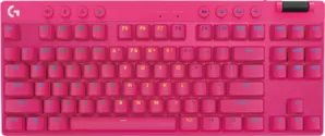 Клавиатура Logitech G Pro X TKL Lightspeed GL Tactile 920-012159 (розовый, нет кириллицы) фото
