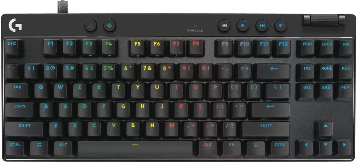 Logitech G Pro X TKL Rapid 920-013235 (черный, с гравировкой)