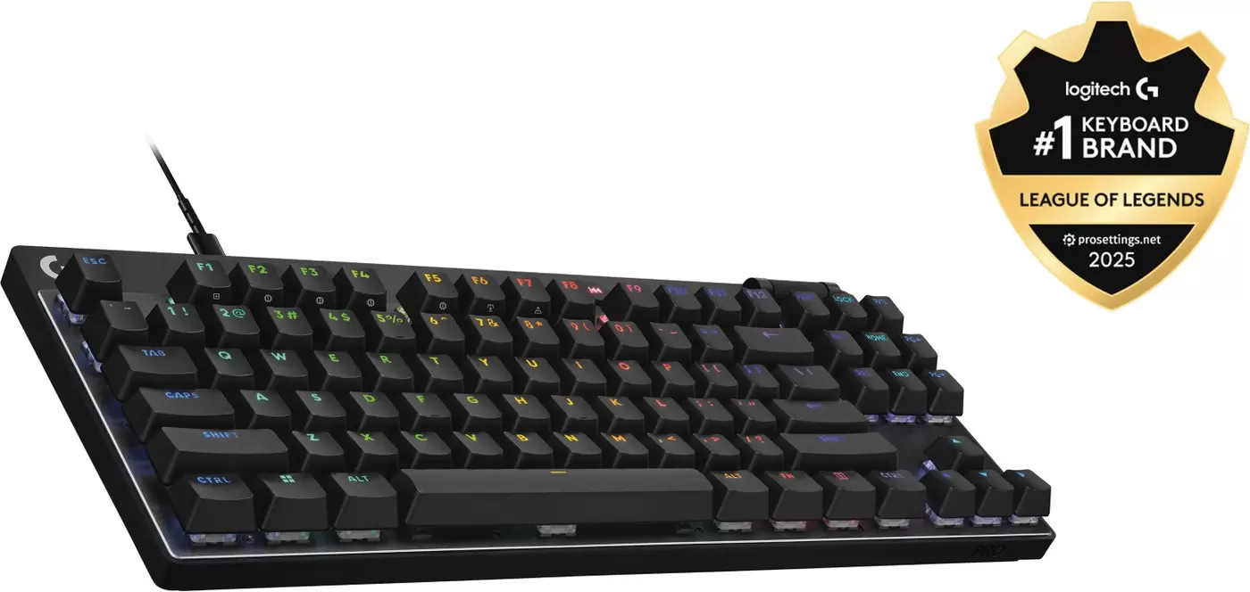 Клавиатура Logitech G Pro X TKL Rapid 920-013235 (черный, с гравировкой) фото 5