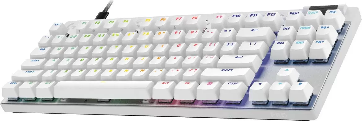 Клавиатура Logitech G Pro X TKL Rapid 920-013244 (белый, с гравировкой) фото 4