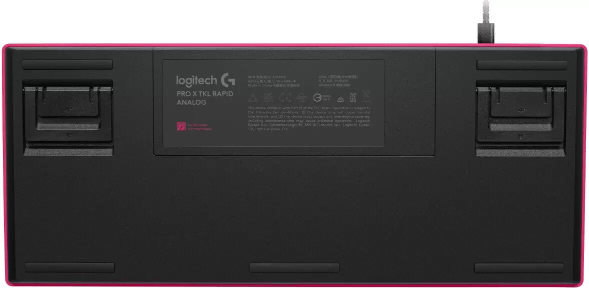 Клавиатура Logitech G Pro X TKL Rapid 920-013255 (розовый, с гравировкой) фото 3