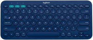 Клавиатура Logitech K380 Multi-Device Bluetooth (синий, нет кириллицы) фото