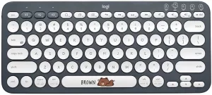 Клавиатура Logitech K380 Multi-Device Bluetooth Line Friends Brown (нет кириллицы) фото