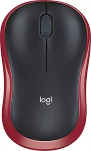Компьютерная мышь Logitech M186 (черный/красный) icon