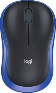 Компьютерная мышь Logitech M186 (черный/синий) фото