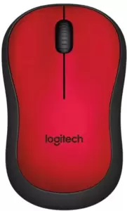 Logitech M221 (красный/черный)