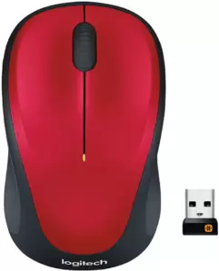 Мышь Logitech M235 Wireless Mouse (красный) 910-002496 фото