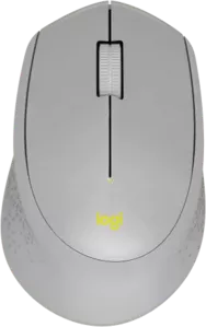 Компьютерная мышь Logitech M330 Silent Plus (серый/желтый) фото