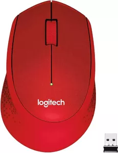 Мышь Logitech M331 Silent Plus (красный) фото